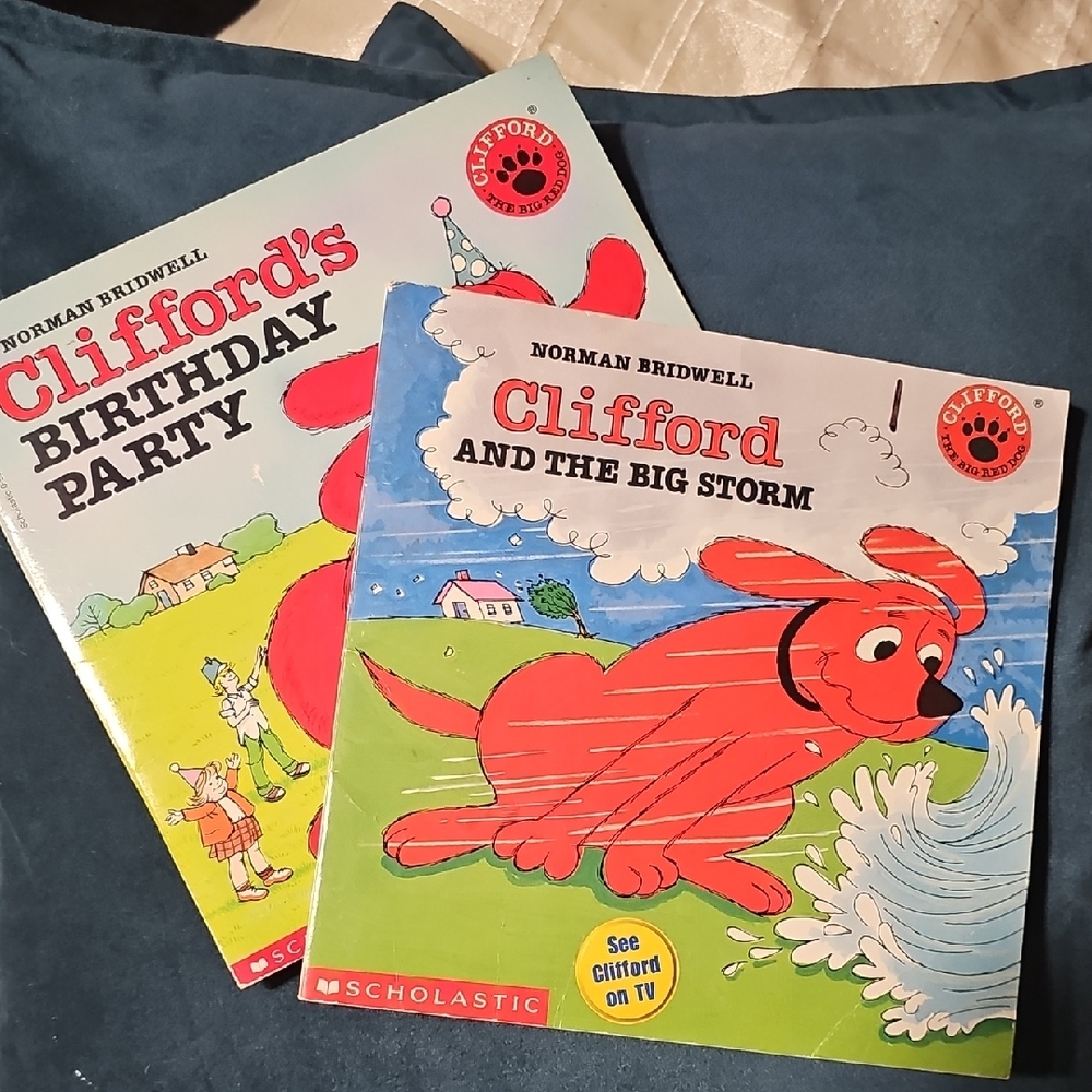 Clifford's Birthday Party and Big Storm Books